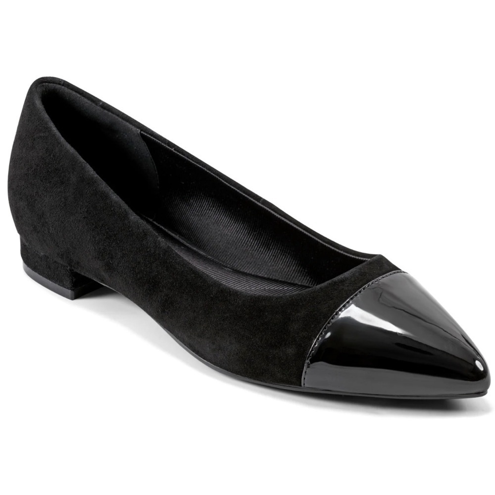 Rockport - Women's Kenzie Total Motion Pointy Toe Dress Flats Size 5 W